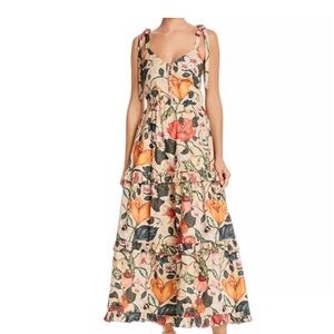 Atelier 1756 Colombian Designer Floral Maxi Dress Size Large